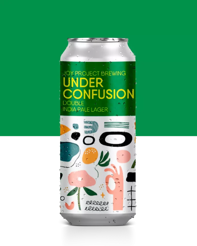 Under Confusion Joy Project Brewing Lager - IPL (India Pale Lager) 8.4% ABV 80 IBU