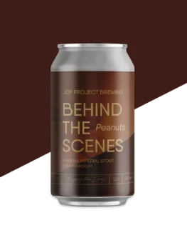 BEHIND THE SCENES COCONUT 2022 Imperial Pastry Stout em lata da Joy Project Brewing