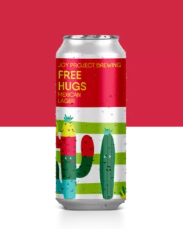 Free Hugs Joy Project Brewing Collaboration with Agrária Malte Lager - Mexican 4.5% ABV 19 IBU