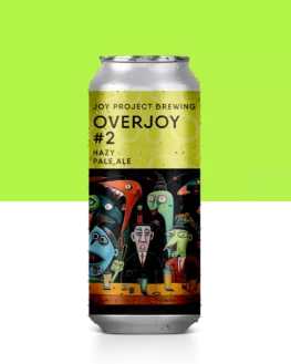 OVERJOY #2 New England Pale Ale em lata da Joy Project Brewing