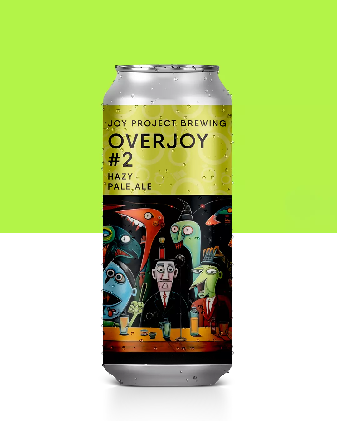 OverJoy #2 é uma Hazy Pale Ale turva que proporciona uma experiência sensorial tão divertida quanto dar uma voltinha no Joy Ride. Essa cerveja se destaca pela sua aparência opaca e textura suave, que convidam a explorar seus sabores intrigantes. Com lúpulos que trazem notas de frutas cítricas, tropicais, frutas vermelhas e toques de uva verde, ela oferece uma rica variedade de sabores que se desdobram a cada gole. Essa combinação única de lúpulos resulta em uma cerveja leve e complexa, perfeita para quem busca uma experiência sensorial deliciosa e cheia de diversão! OverJoy #2 Joy Project Brewing Pale Ale - New England / Hazy 5.4% ABV