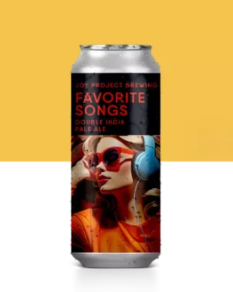 FAVORITE SONGS Double IPA em lata da Joy Project Brewing