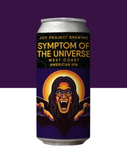  SYMPTOM OF THE UNIVERSE - AMERICAN IPA - 🔍 ESPECIFICAÇÃO DA CERVEJA: - 🍺 ESTILO: American IPA - 🧪 TEOR ALCOÓLICO: 6,8% ABV - 🍃 AMARGOR: 68 IBU - 🌿 LÚPULOS: Columbus (CTZ), Simcoe, Amarillo, Centennial, Cascade - 🌾 PERFIL: Tropical, cítrico, resinoso, fruta amarela, pinho  width=