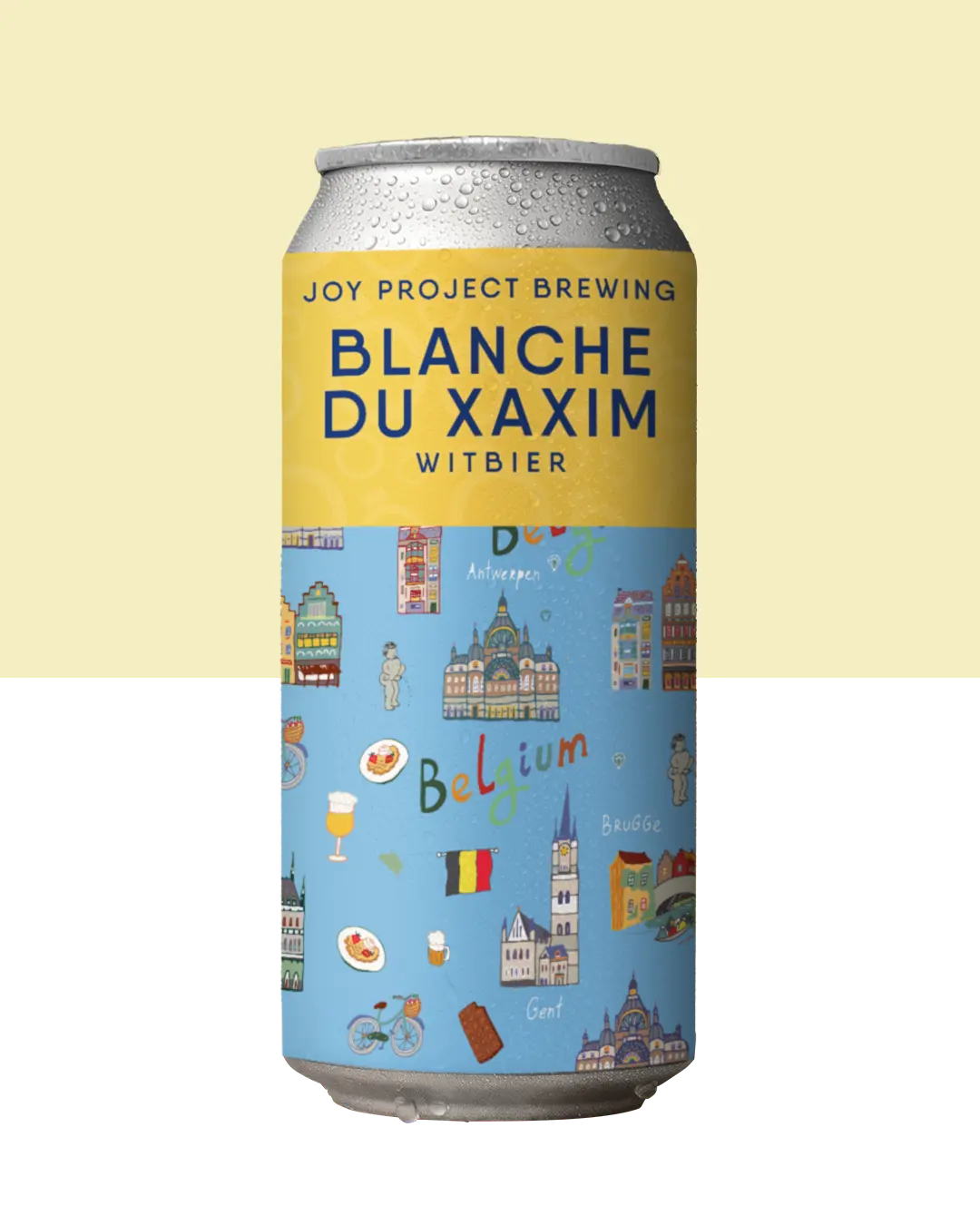 - 🔍 ESPECIFICAÇÃO DA CERVEJA: - 🍺 ESTILO: Witbier Belga - 🧪 TEOR ALCOÓLICO: 5,0% ABV - 🍃 AMARGOR: 13 IBU - 🍋 ESPECIARIAS: Casca de limão e sementes de coentro - 🌾 PERFIL: Trigo, cítrica, leve, refrescante, suave Clássica, leve e cheia de personalidade, esta witbier belga encontra no bairro Xaxim sua essência local. O nome vem das samambaias-xaxim que cresciam às margens das trilhas de tropeiros e imigrantes, símbolo de um tempo em que natureza e trabalho se misturavam. Uma cerveja de trigo fresca e cítrica, que carrega em cada gole a história e o espírito do lugar que hoje abriga a Joy.