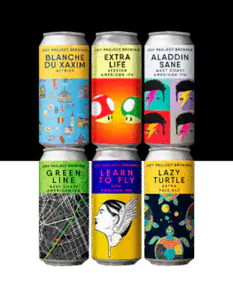 6-Pack Black Friday com as cervejas mais recém-envasadas da Joy.   Lançamentos + lupuladas de linha, todos de lote atual e em edição limitada. Extra Life — Session IPA   Cítrica, leve e refrescante. Blanche du Xaxim — Witbier   Trigo, especiarias e frescor. Aladdin Sane — American IPA   Cítrica, resinosa e intensa. Learn to Fly — NEIPA   Frutas amarelas e corpo macio. Green Line — American IPA   Tropical, cítrica e aromática. Lazy Turtle — Extra Pale Ale   Leve, aromática e fácil de beber.