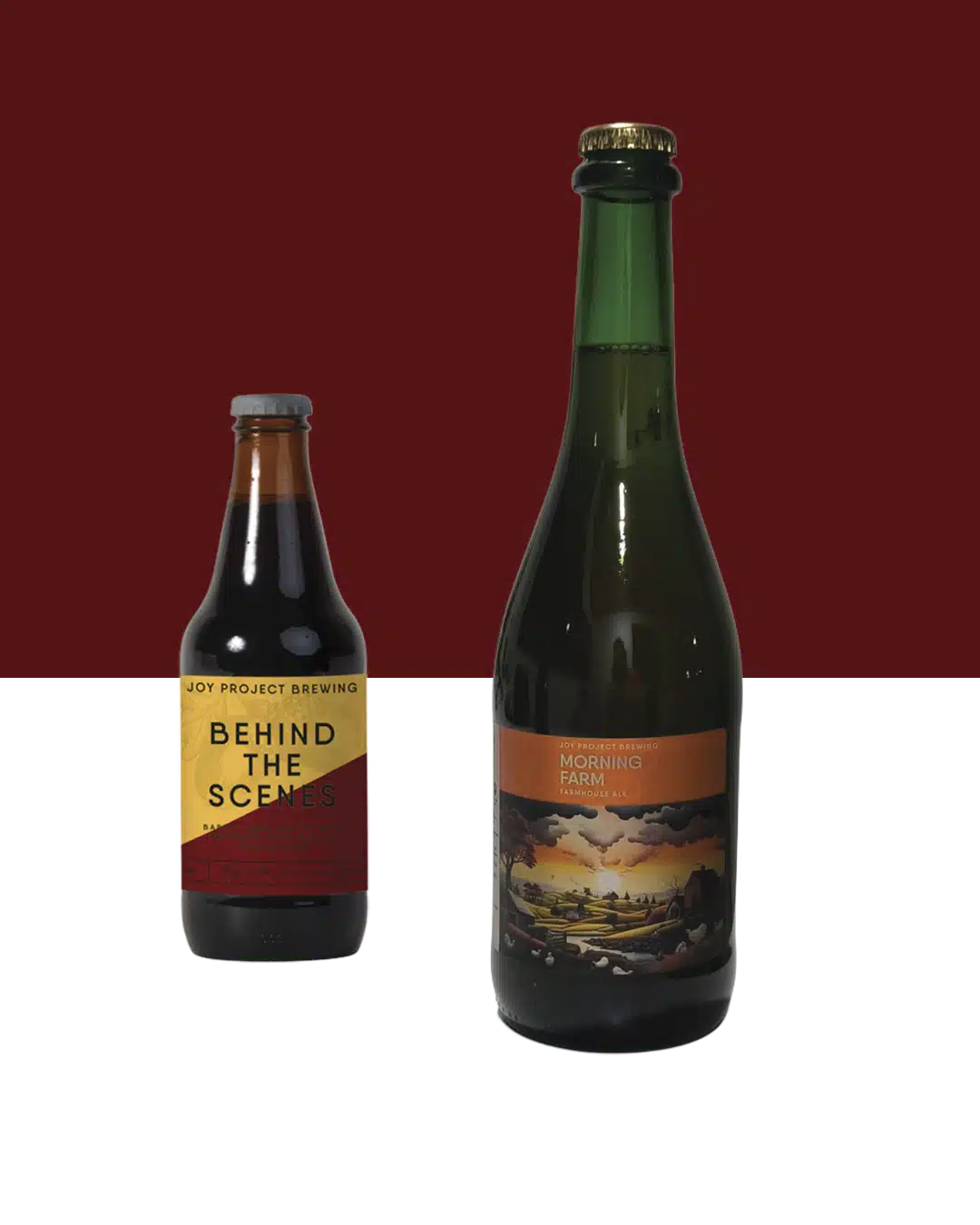 🎄 Kit DUO DE FIM DE ANO 2025 🎁 Morning Farm – Farmhouse Ale – Saison: 🌾 Brinde à Virada com Espírito de Festa Celebre a chegada do novo ano com a Morning Farm Saison, uma Farmhouse Ale de 7% ABV em garrafa de 650 ml. Seu perfil rústico, frutado e levemente condimentado, aliado ao final seco, harmoniza perfeitamente com ceias natalinas, jantares especiais e momentos à mesa com família e amigos. Uma cerveja luminosa, fresca e celebrativa — perfeita para abrir a noite. Behind The Scenes – Barley Wine Double Barrel – 14%: 🍷 A Profundidade Ideal para Encerrar o Ano Uma Barley Wine – Double Barrel intensa de 14% ABV, maturada por 3 anos em carvalho americano e castanheira (50% / 50%), em garrafa de 330 ml. Notas de baunilha suave, nuances amendoado-tostadas, melaço, maple e frutas escuras evocam sobremesas de fim de ano e o clima acolhedor das festas. Corpo denso, textura licorosa e final longo fazem dela a escolha perfeita para brindar momentos contemplativos diante das luzes de Natal ou do último gole do ano.