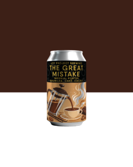THE GREAT MISTAKE 2026 Double Pastry Stout em lata da Joy Project Brewing