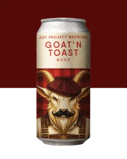 GOAT'N TOAST Bock em lata da Joy Project Brewing