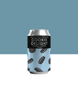 COOKIE DELIGHT Double Cream Stout em lata da Joy Project Brewing