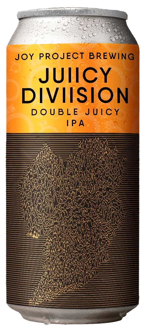 JUIICY DIVIISION DOUBLE NEIPA em lata da Joy Project Brewing