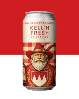 KELL'N FRESH Kellerbier em lata da Joy Project Brewing