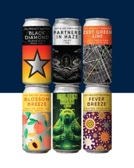 Seis latas do 6-Pack Joy Lançamentos de Setembro
