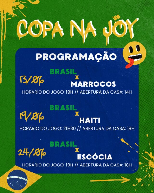 A Copa tá chegando e a gente já resolveu uma coisa por você: onde a... - Imagem 1 • Joy Project Brewing Curitiba