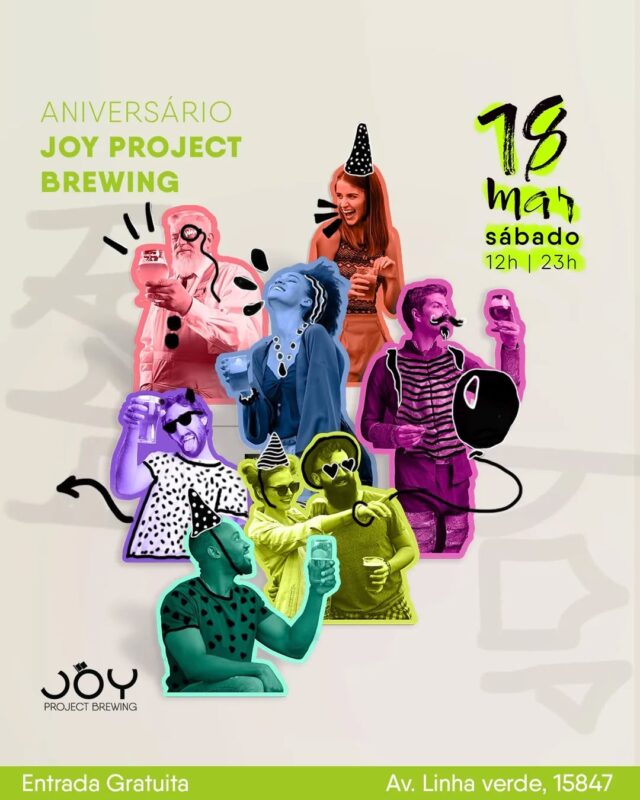 A DATA MAIS IMPORTANTE DO ANO TÁ CHEGANDOOOOOOO! 🏳️ - Imagem 1 • Joy Project Brewing Curitiba