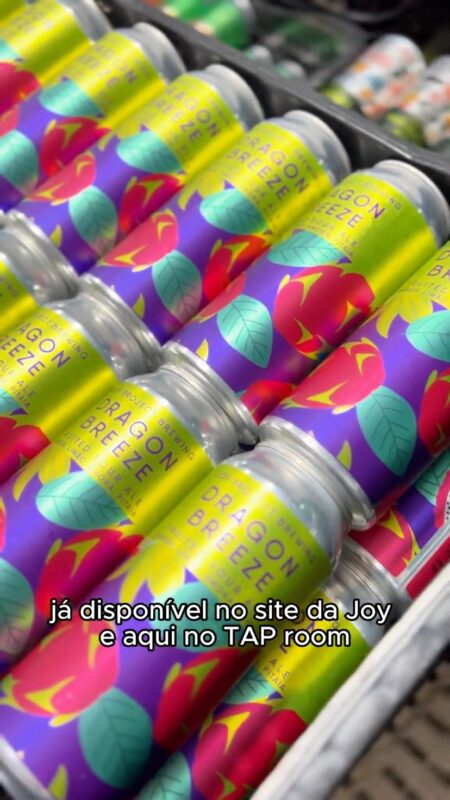 A Dragon Breeze chegou incendiando o copo • Vídeo Reels Joy Project Brewing Curitiba