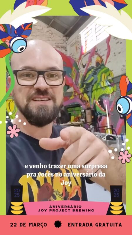 A @dudebrewing é uma das cervejarias convidadas que vai fazer histó... • Vídeo Reels Joy Project Brewing Curitiba