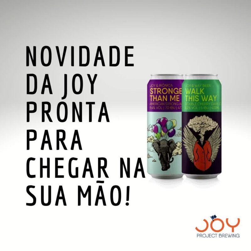 A gente sabe que você gosta de novidade. Ainda mais se for novidade... • Vídeo Reels Joy Project Brewing Curitiba