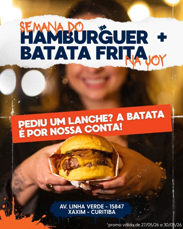 A gente tentou ignorar… mas o hambúrguer claramente tava precisando... • Joy Project Brewing Curitiba