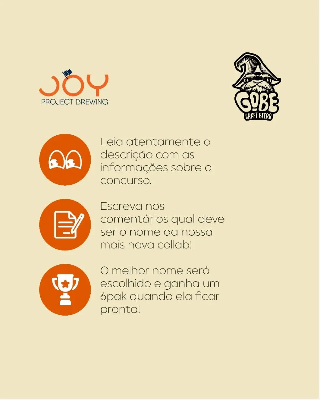 A nova collab da Gobe com a Joy é uma cerveja  inusitada 🤯, mas o n... - Imagem 2 • Joy Project Brewing Curitiba