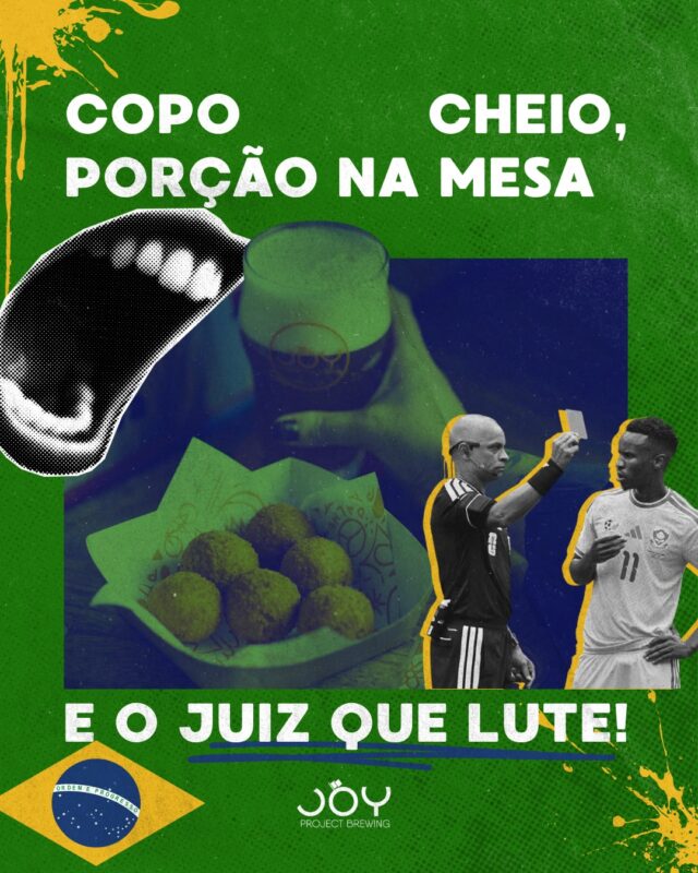 Amanhã tem Brasil x Escócia e a preparação começa antes do apito in... - Imagem 1 • Joy Project Brewing Curitiba