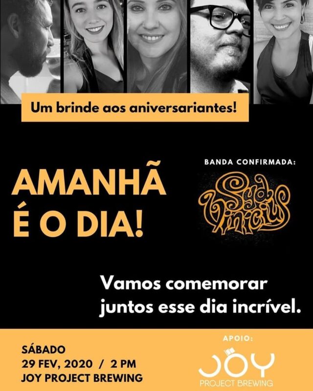 Amanhã temos 3 bons motivos para vir curtir um rolê na JOY.👇 1️⃣ -🎂... - Imagem 1 • Joy Project Brewing Curitiba