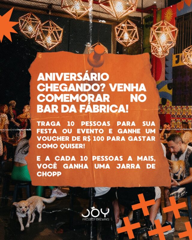 Aniversário chegando • Joy Project Brewing Curitiba