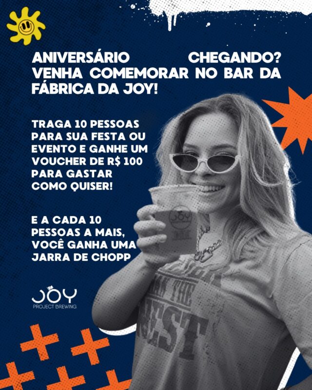 Aniversário chegando? Então comemora do jeito certo: no bar da fábr... • Joy Project Brewing Curitiba