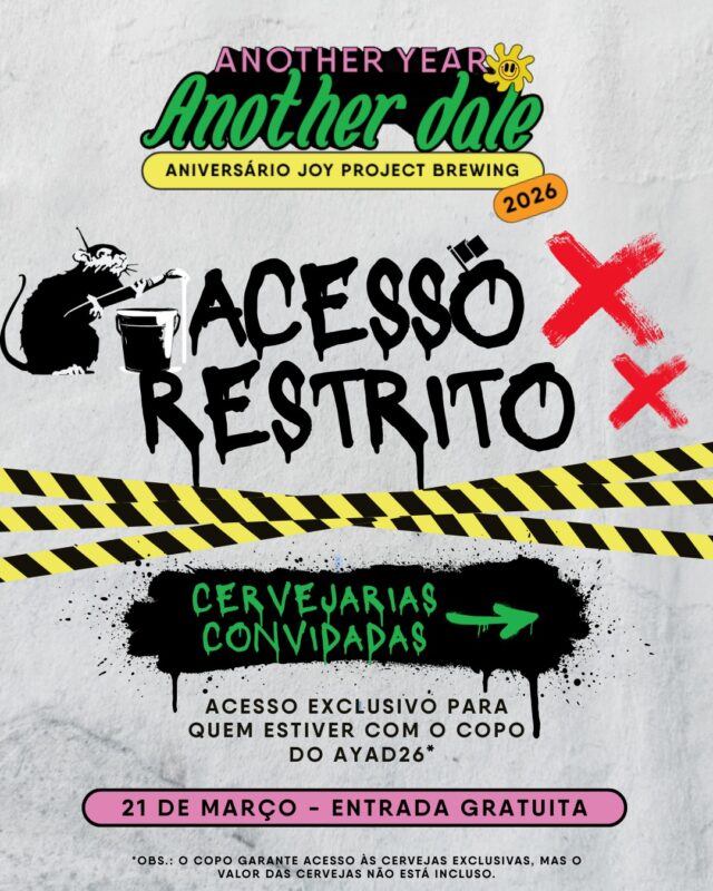 As cervejarias convidadas do AYAD 26 estão confirmadas - Imagem 1 • Joy Project Brewing Curitiba