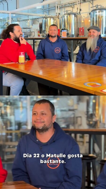 Assiste até o final porque a seriedade dessa reunião dura poucos mi... • Vídeo Reels Joy Project Brewing Curitiba
