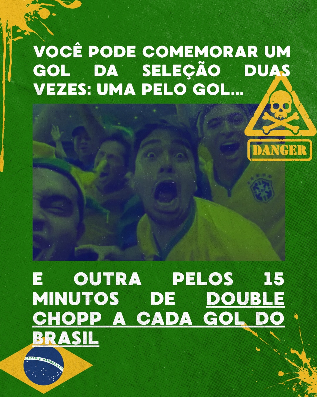 Assistir aos jogos do Brasil na Joy pode trazer alguns efeitos cola... - Imagem 4 • Joy Project Brewing Curitiba