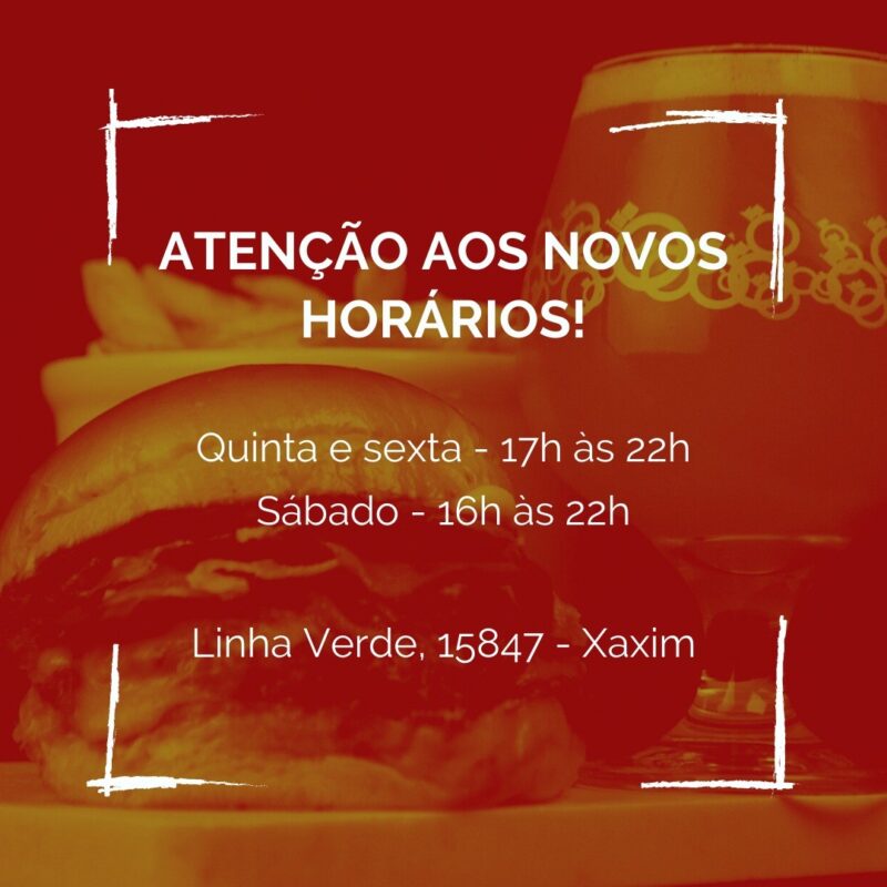 ATENÇÃO AOS NOVOS HORÁRIOS • Joy Project Brewing Curitiba