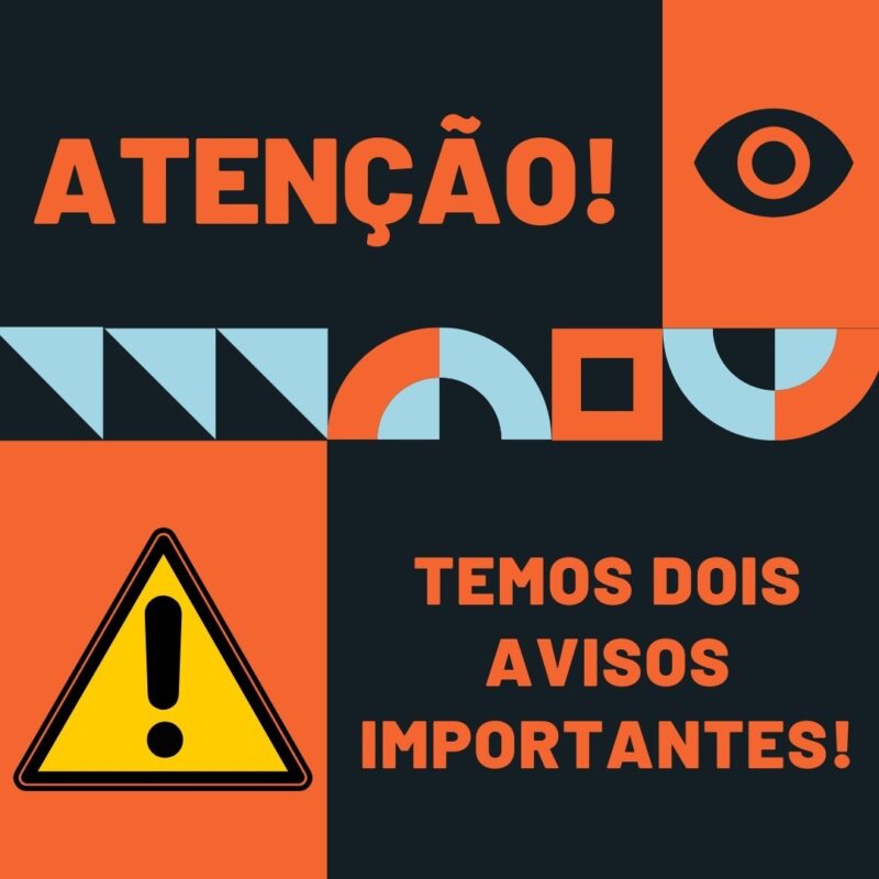 AVISOS IMPORTANTES • Joy Project Brewing Curitiba