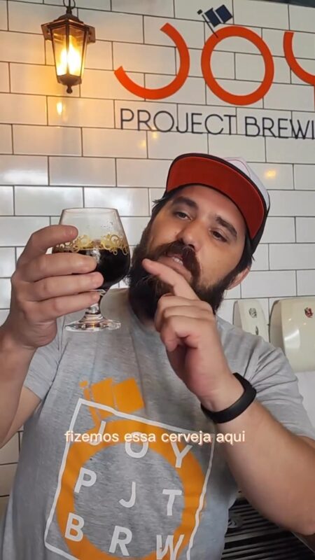 Bastidores e Novidades no Bar da Fábrica Joy Project • Vídeo Reels Joy Project Brewing Curitiba