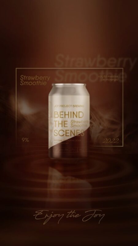 Behind the scenes strawberry 🍓🍓🍓 smoothie, é uma imperial pastry sm... • Vídeo Reels Joy Project Brewing Curitiba