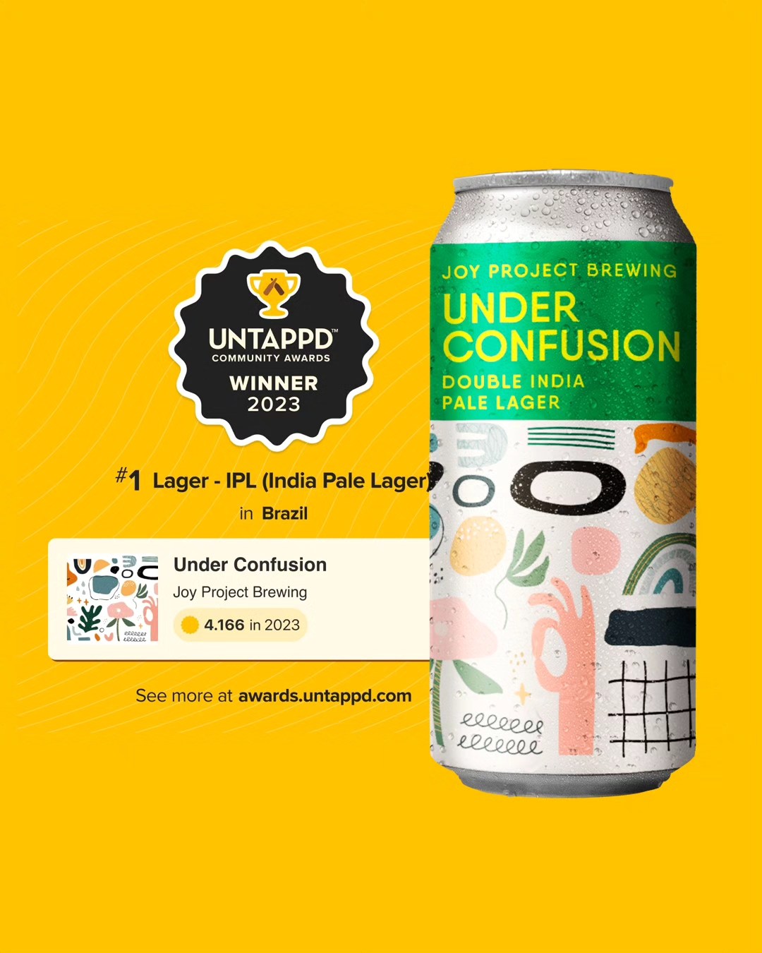 Como um presente de aniversário, recebemos essa notícia do Untappd:... - Imagem 2 • Joy Project Brewing Curitiba