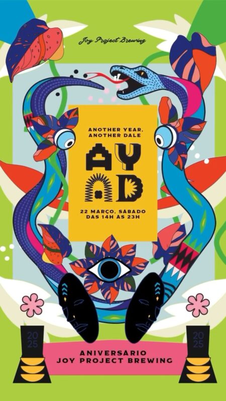 Conheça as atrações do AYAD 2025 que vai rolar no dia 22/03, na fáb... • Vídeo Reels Joy Project Brewing Curitiba