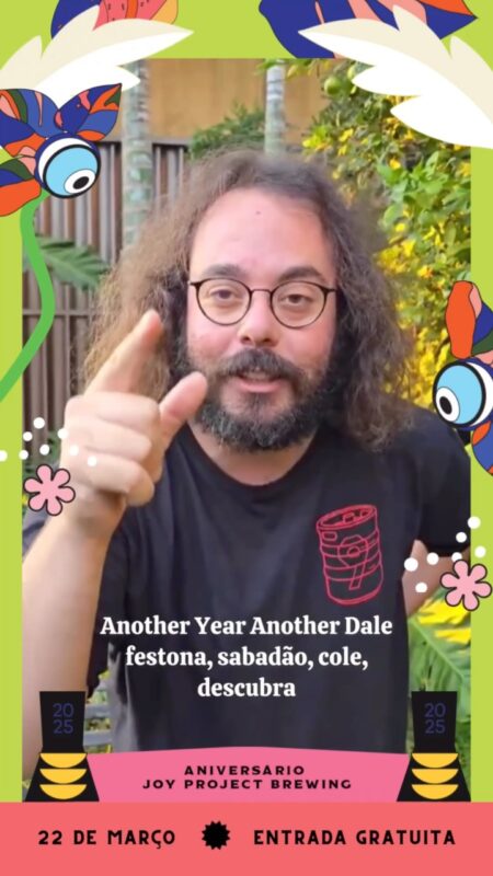 Direto de Minas para o AYAD 2025! 🍺 A @cervejariacaptain chega com ... • Vídeo Reels Joy Project Brewing Curitiba