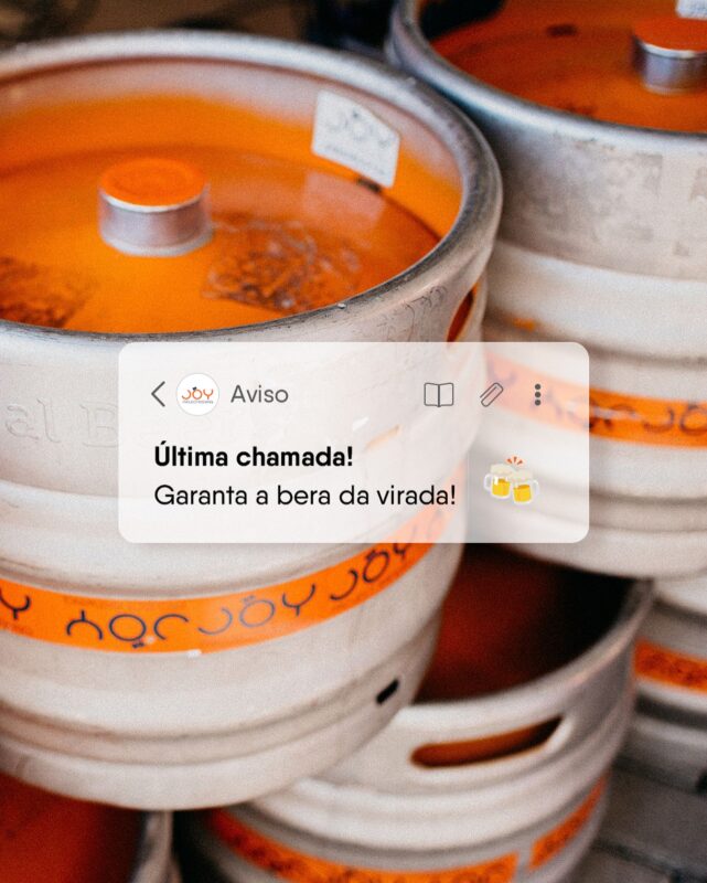 Dizem que como passamos a virada, é como vamos passar o ano • Joy Project Brewing Curitiba