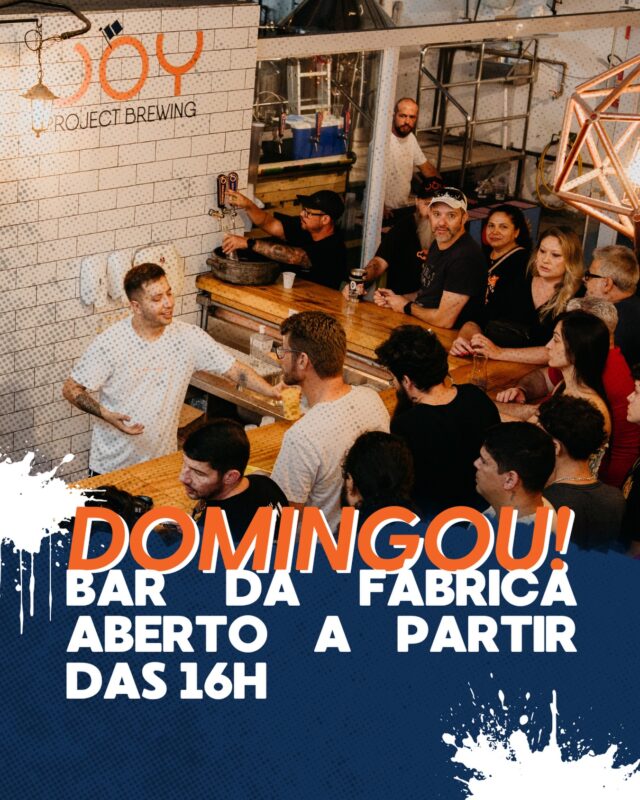 Domingou daquele jeito que a gente ama: bar da fábrica aberto a par... • Joy Project Brewing Curitiba