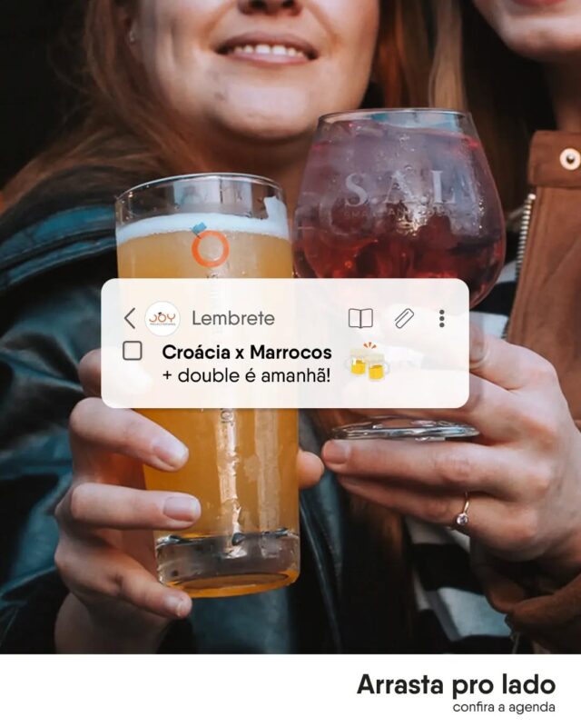 É amanhã, a disputa pelo terceiro lugar, double de chopp e o super ... - Imagem 1 • Joy Project Brewing Curitiba