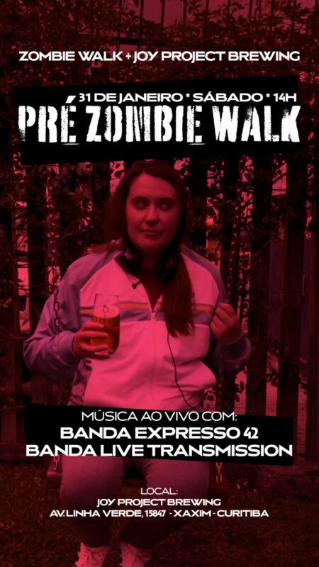É amanhã! 🧟‍♂️ • Vídeo Reels Joy Project Brewing Curitiba