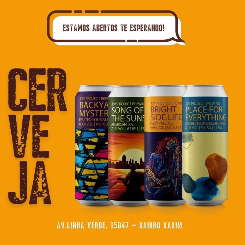Ela chegou, a sexta feira! Finalmente, né • Joy Project Brewing Curitiba