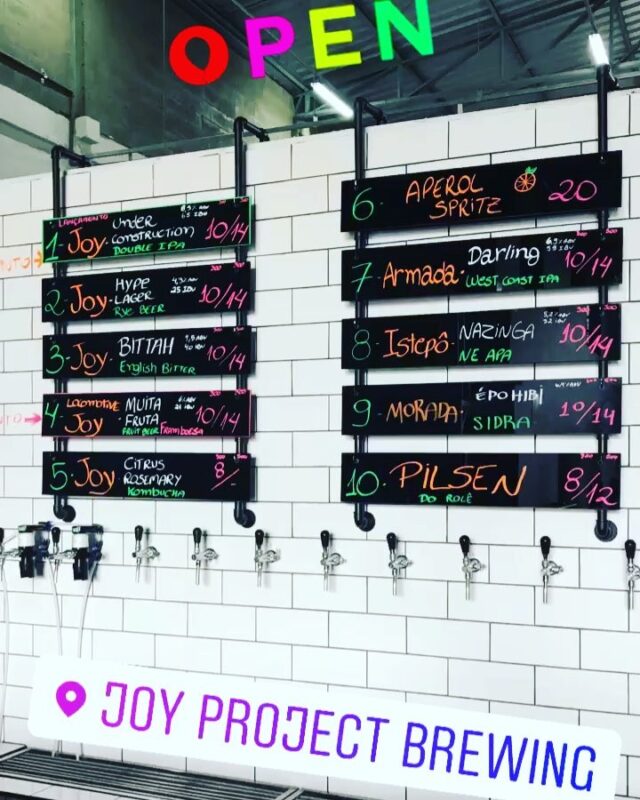 Estamos abertos, cheguem mais tomar umas com a gente. #joyproject #... • Vídeo Reels Joy Project Brewing Curitiba