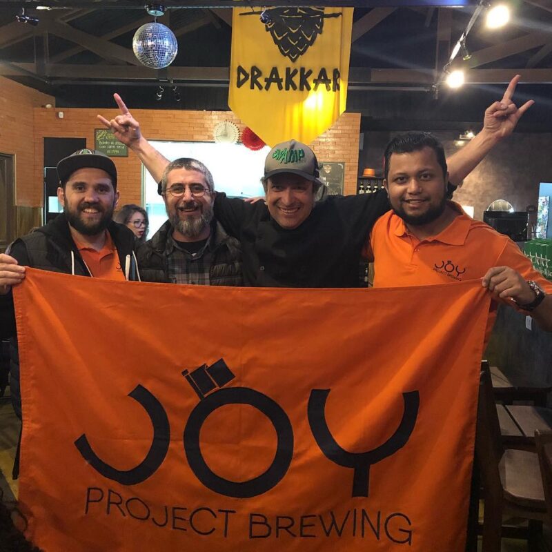 Fechando com chave de ouro, no @drakkarbeerfood a caravana fica por... • Joy Project Brewing Curitiba
