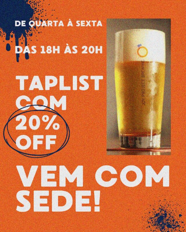 Hora de relaxar e aproveitar o melhor da semana • Joy Project Brewing Curitiba