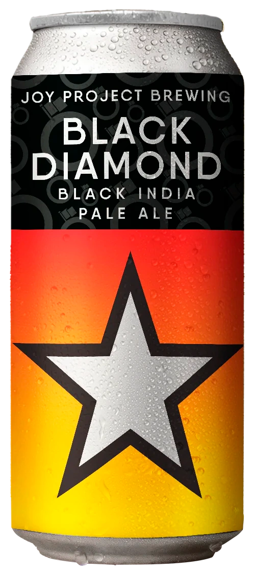 BLACK DIAMOND BLACK IPA em lata da Joy Project Brewing