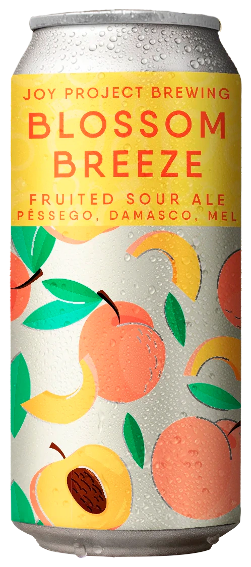 BLOSSOM BREEZE FRUITED SOUR em lata da Joy Project Brewing