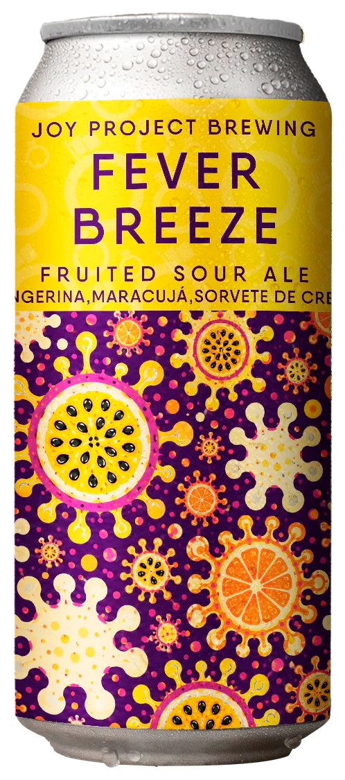 FEVER BREEZE FRUITED SOUR em lata da Joy Project Brewing