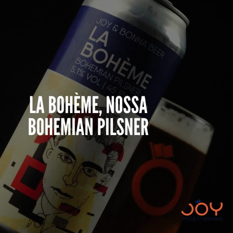 La Bohème, nossa Bohemian Pilsner criada com nossos amigos da Bonna... • Vídeo Reels Joy Project Brewing Curitiba