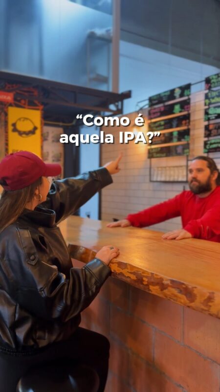 Lá na Comunidade da Joy, a cerveja vem com notas de spoiler, aroma ... • Vídeo Reels Joy Project Brewing Curitiba
